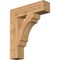 Ekena Millwork Olympic Block Smooth Bracket, Western Red Cedar, 5 1/2"W x 24"D x 28"H BKT06X24X28OLY05SWR - alternate 1